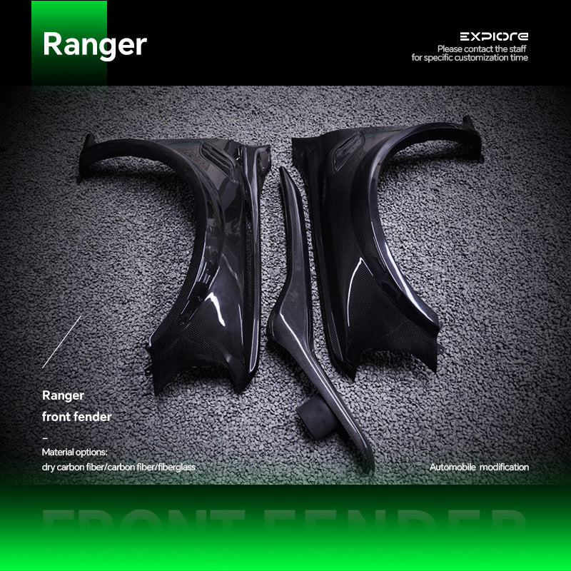 Ford Ranger Carbon Fiber Front Fender
