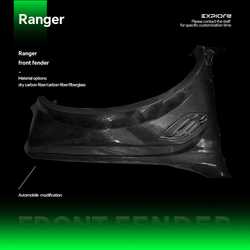 Ford Ranger Carbon Fiber Front Fender